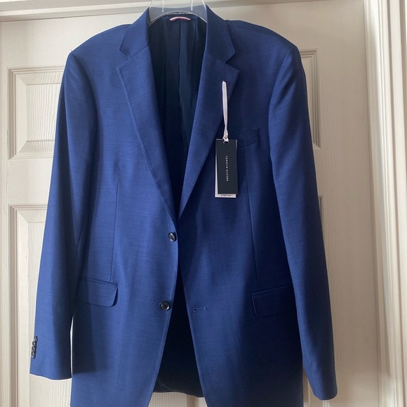Men’s Tommy Hilfiger Sports Royal Blue Jacket Sz 40L.NEW